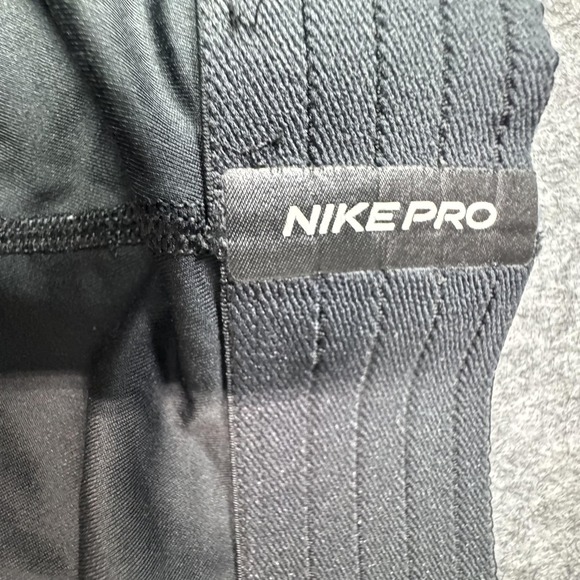 Nike Pro Leggings Shorts Set Mens Medium Black Red Compression Dri-FIT Layer - Picture 10 of 12